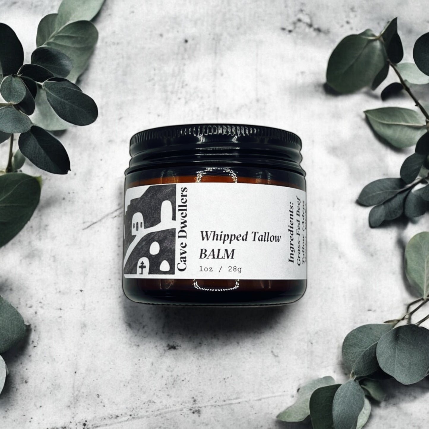 (Paper Label) Eucalyptus + Tea Tree Whipped Tallow Balm