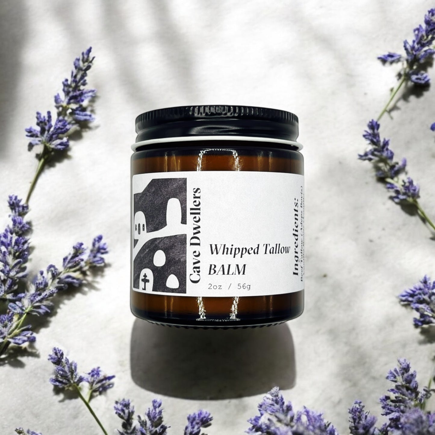 Lavender + Rosemary Whipped Tallow Balm