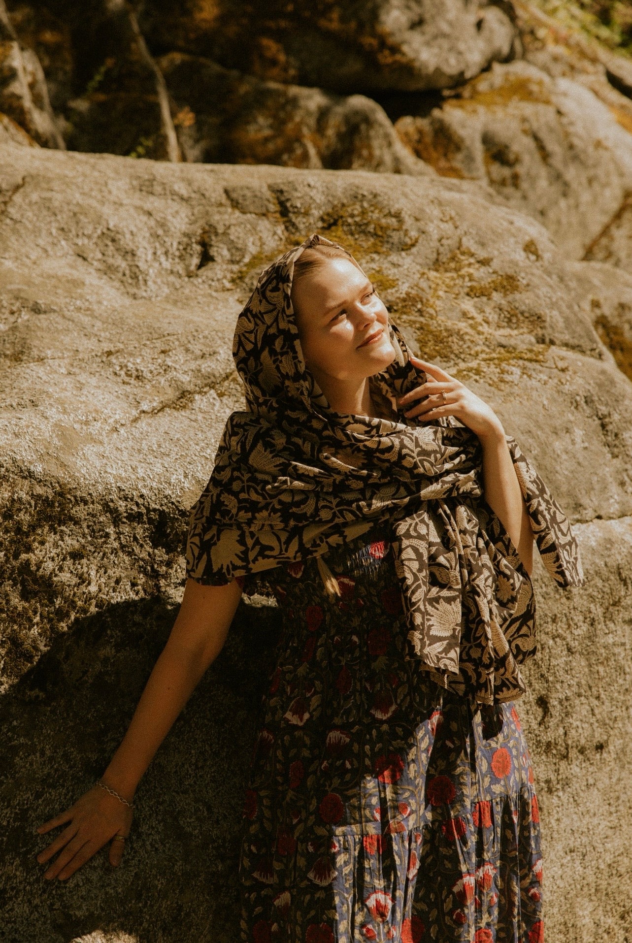 [NEW] 100% Cotton Hooded Shawl | Orthodox Christian Head Covering