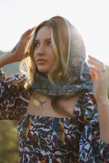 100% Cotton Long Head Covering - Cave Dwellers