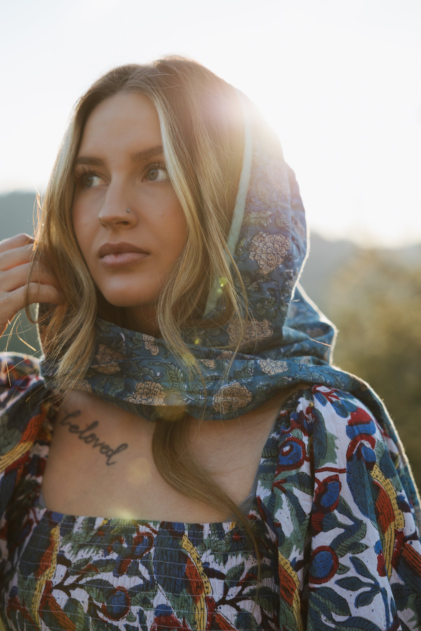 100% Cotton Long Head Covering