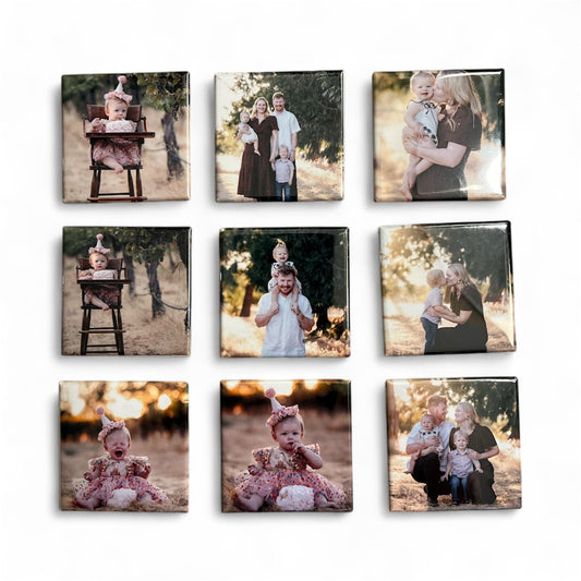 2”x2” Custom Magnet Set of 9