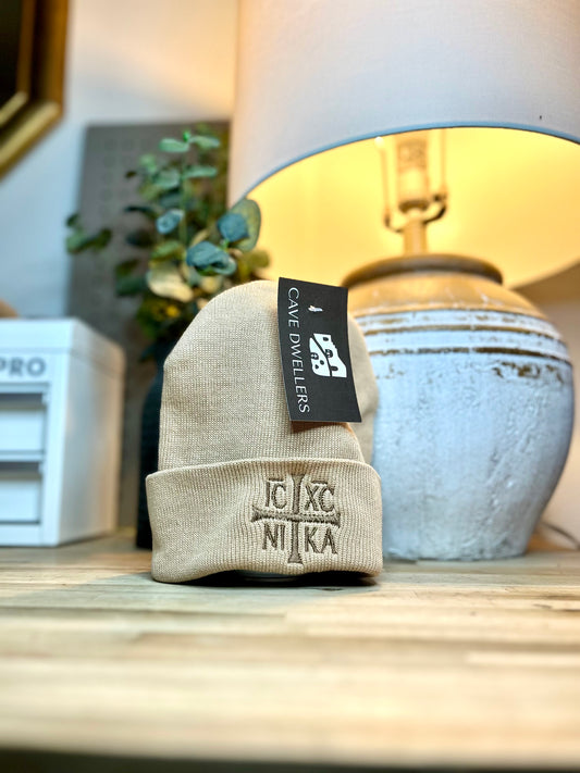 ICXC NIKA Orthodox Beanie – By Cave Dwellers