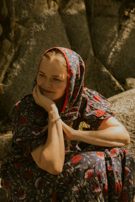 100% Cotton Orthodox Head Covering for Women | Hooded Church Veil | Divine Liturgy Scarf