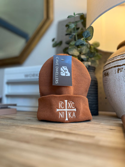 ICXC NIKA Orthodox Beanie – By Cave Dwellers