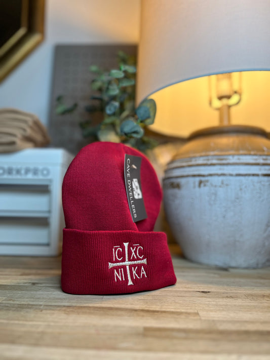 ICXC NIKA Orthodox Beanie – By Cave Dwellers