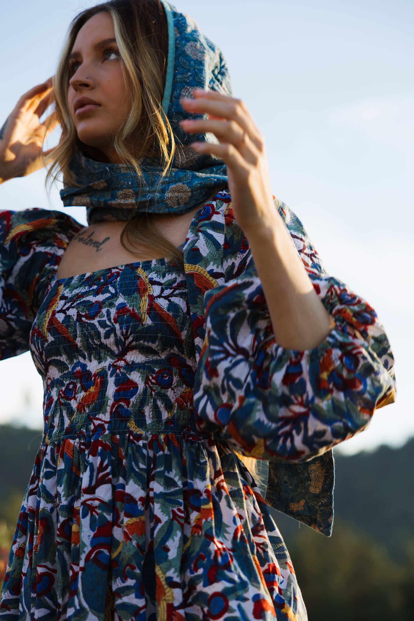 100% Cotton Long Head Covering