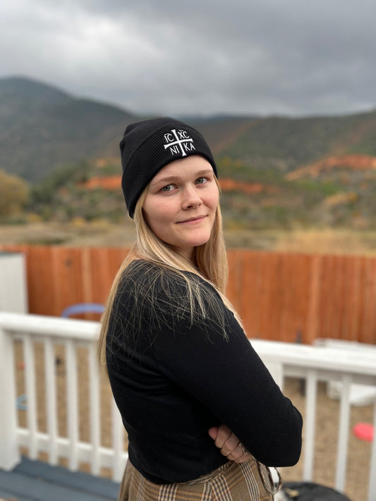 ICXC NIKA Orthodox Beanie – By Cave Dwellers - Cave Dwellers