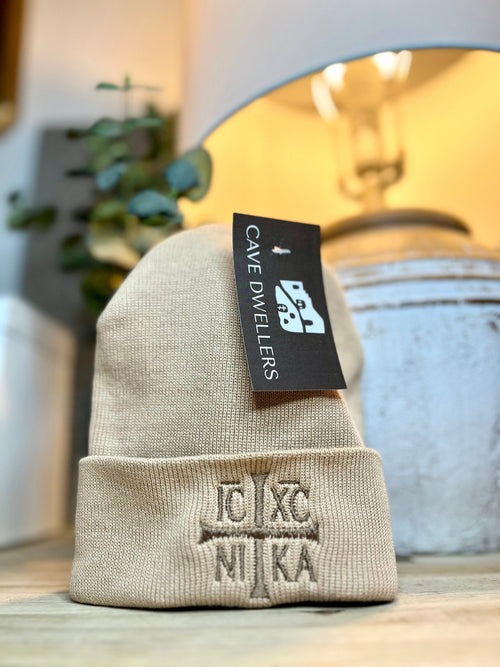 ICXC NIKA Orthodox Beanie – By Cave Dwellers - Cave Dwellers
