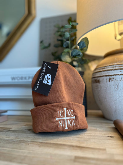 ICXC NIKA Orthodox Beanie – By Cave Dwellers - Cave Dwellers