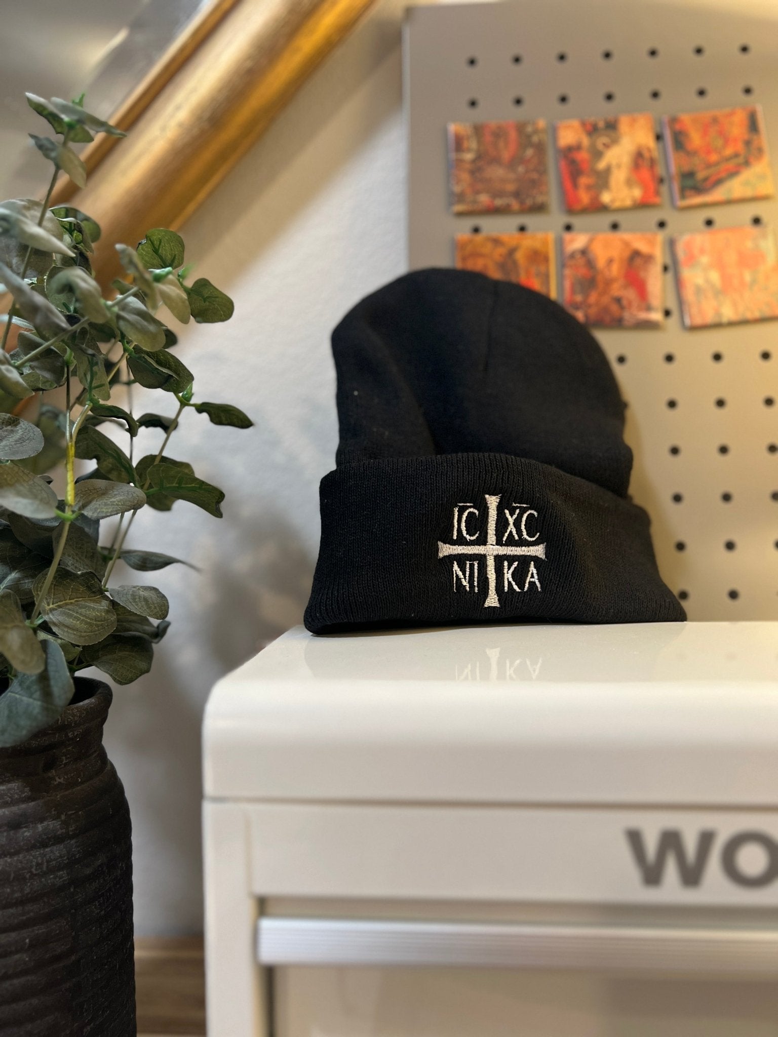 ICXC NIKA Orthodox Beanie – By Cave Dwellers - Cave Dwellers