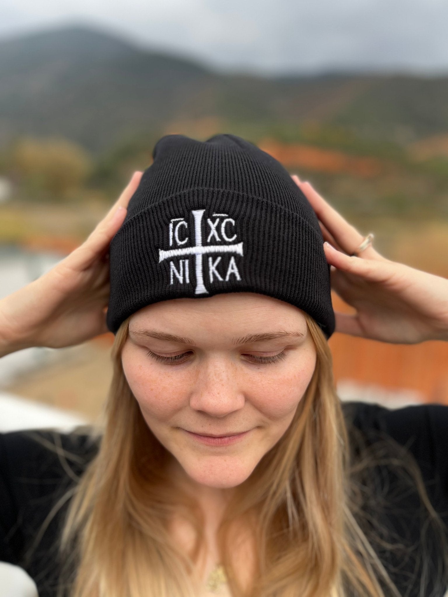ICXC NIKA Orthodox Beanie – By Cave Dwellers