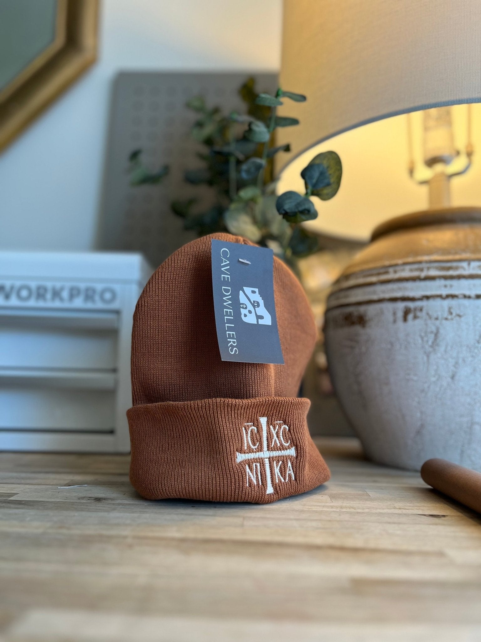 ICXC NIKA Orthodox Beanie – By Cave Dwellers - Cave Dwellers