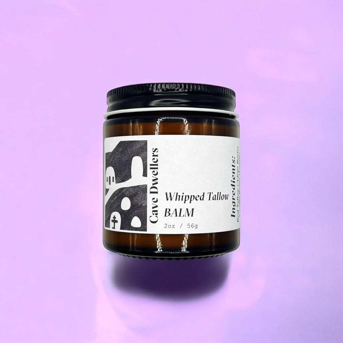 Lavender + Rosemary Whipped Tallow Balm - Cave Dwellers