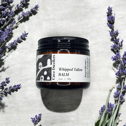 Lavender + Rosemary Whipped Tallow Balm - Cave Dwellers