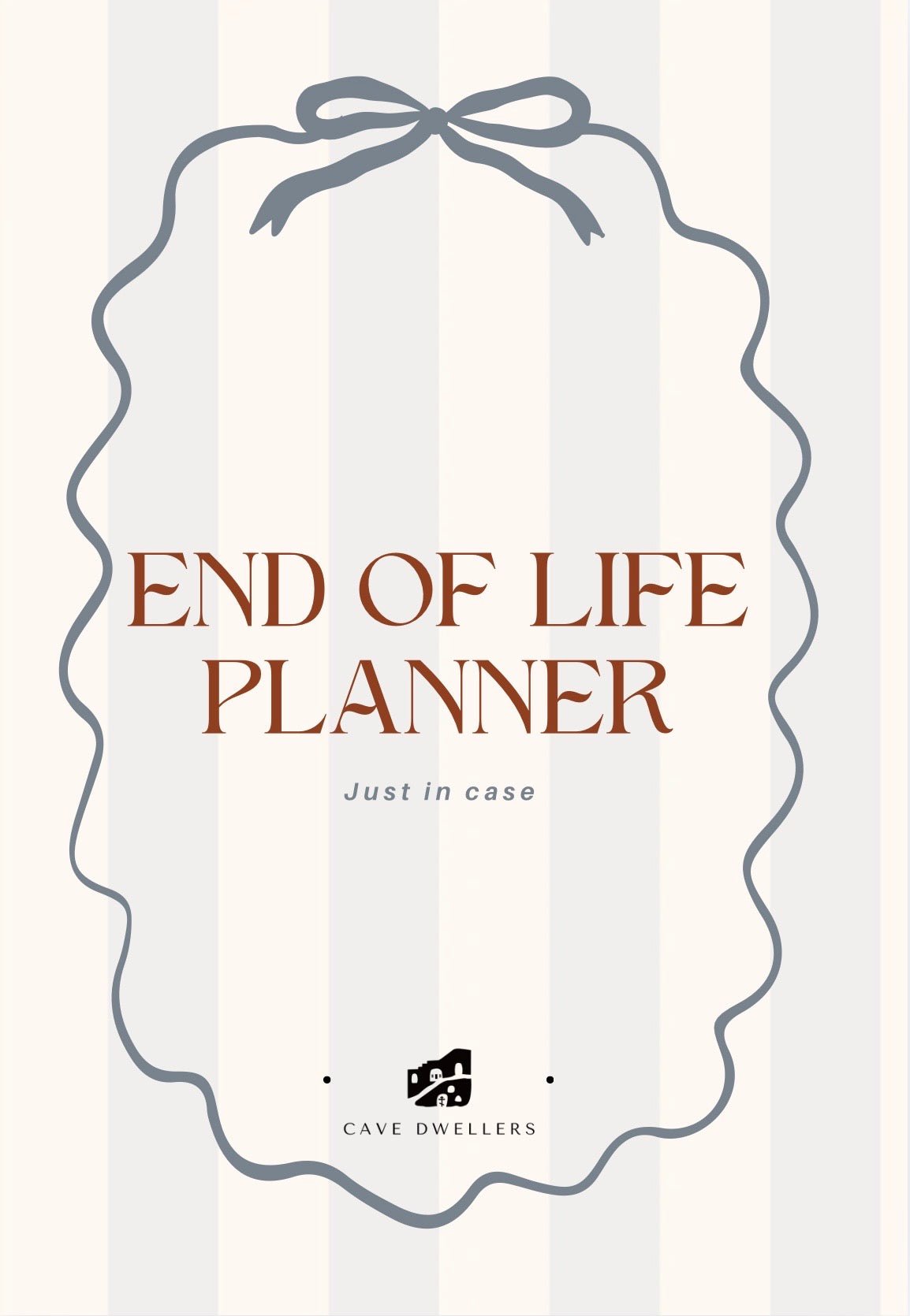 Peace - of - Mind Printable Planners Bundle - Cave Dwellers