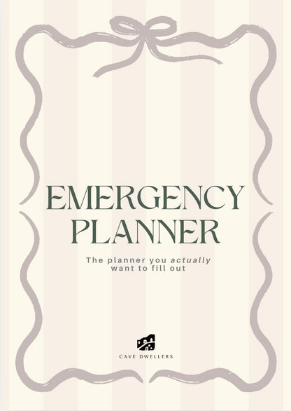 Peace - of - Mind Printable Planners Bundle - Cave Dwellers