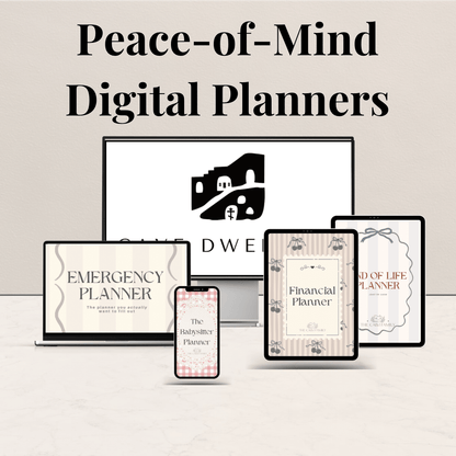 Peace - of - Mind Printable Planners Bundle - Cave Dwellers