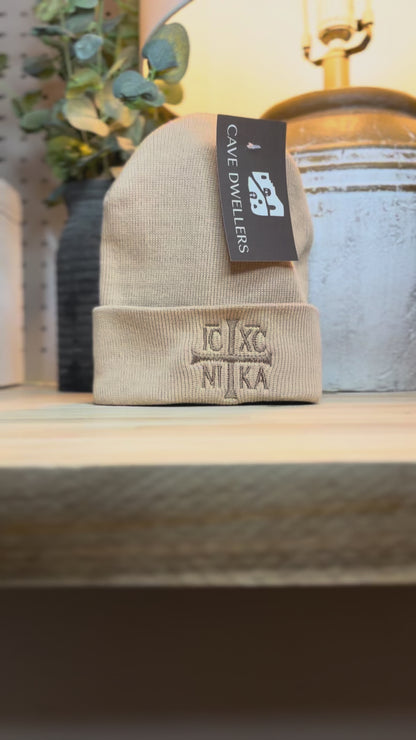 ICXC NIKA Orthodox Beanie – By Cave Dwellers