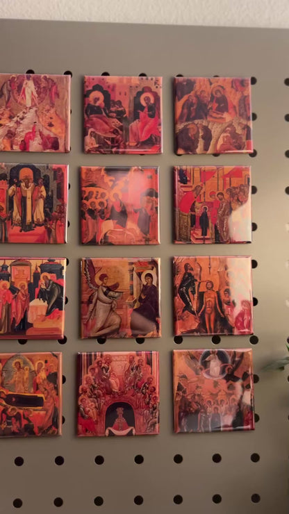 The 12 Great Feasts Magnet Set