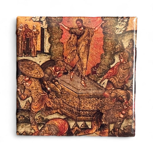 The Resurrection Icon Magnet - Cave Dwellers